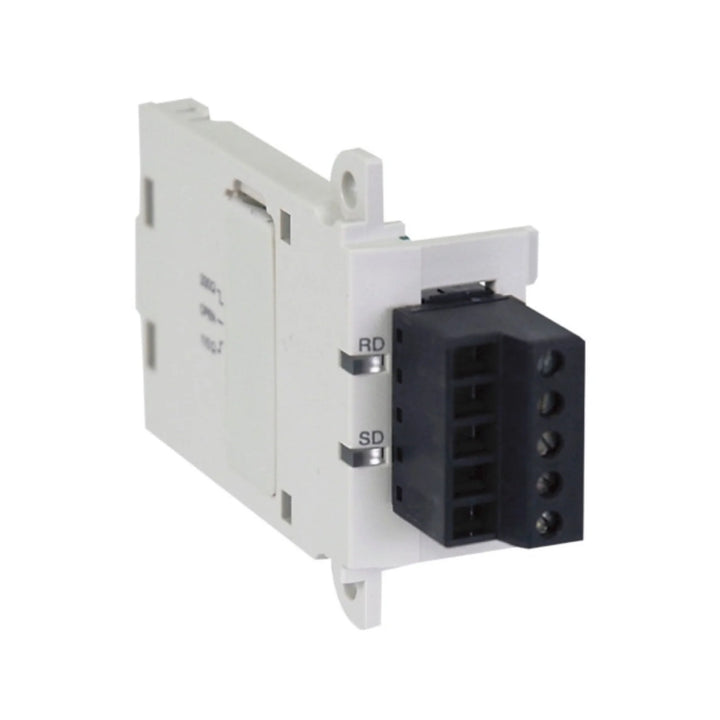 Mitsubishi FX3U-485-BD RS-485 communication board, Modbus RTU, for FX3U/FX3UC PLC, compact internal serial expansion.
