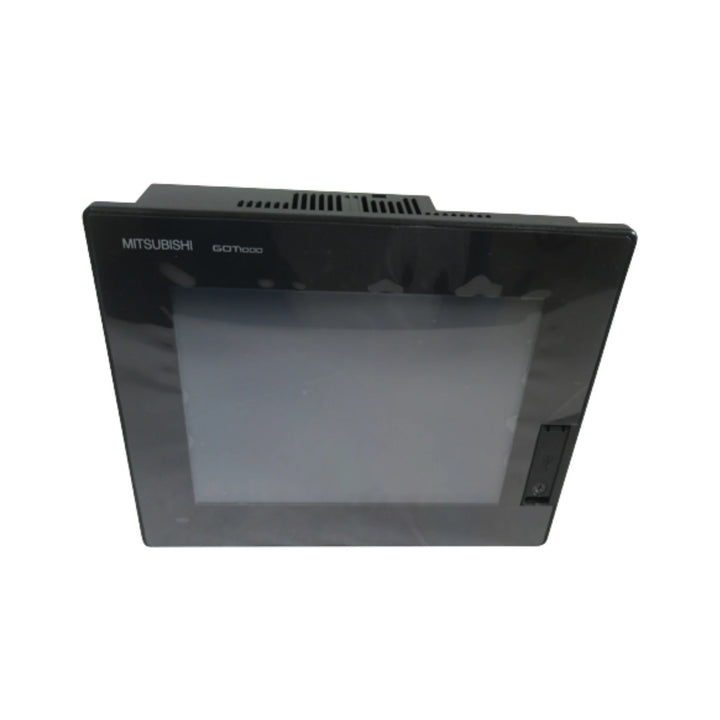 Mitsubishi GT1455-QTBDE HMI, 5.7" TFT LCD touchscreen, RS-232/422, USB, GOT1000 Series control panel.