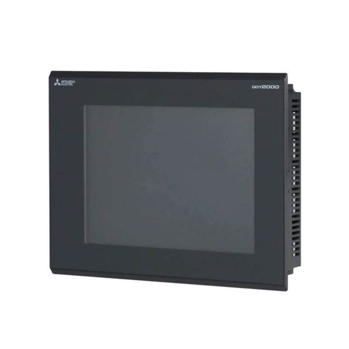 Mitsubishi GT2308‑VTBD 8" color touchscreen HMI with Ethernet and multi-touch capability.