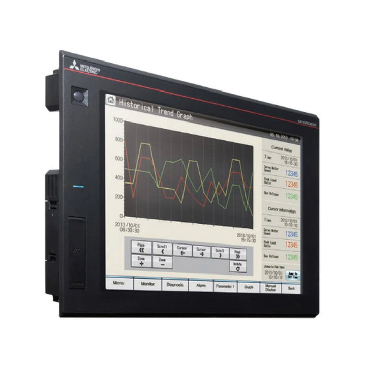 Mitsubishi GT2710-STBD HMI, 10.4” SVGA touchscreen with Ethernet and serial ports, GOT2000 series