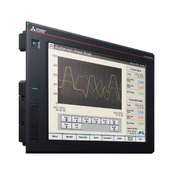 Mitsubishi GT2712-STBA HMI, 12.1" TFT LCD, 800×600, Ethernet, USB, GT27 series