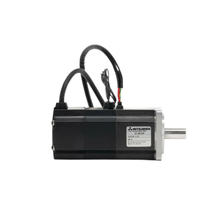 Mitsubishi HA‑FF23B flange-mounted electromagnetic brake unit for AC servo motors, ensuring quick, reliable stopping.