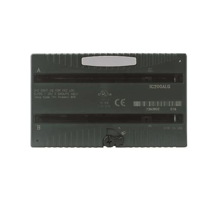 GE IC200ALG325 VersaMax 4-channel analog input module, 0–10V voltage signals, 12-bit resolution