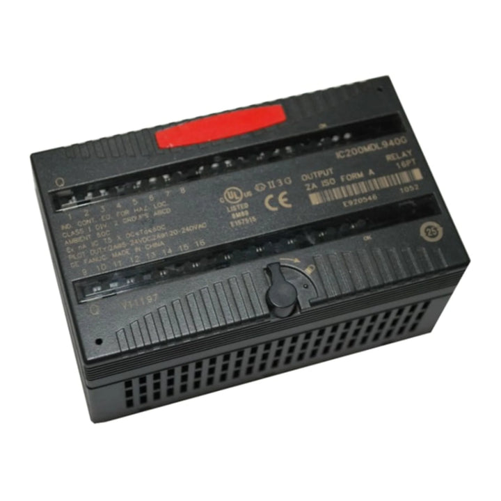 GE IC200MDL940 VersaMax input module, 32-point, 120VAC, positive logic. Reliable AC signal monitoring in compact control systems. Ships worldwide.