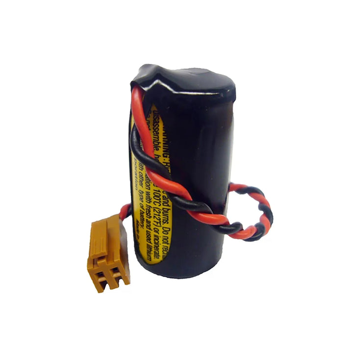 GE IC693ACC301 memory backup capacitor for Series 90-30 CPU modules, supports short-term data retention during power loss.