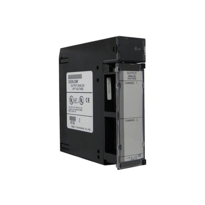 GE IC693ALG390 4-channel analog input module, 4–20mA, 12-bit resolution, isolated inputs for Series 90-30 PLCs.