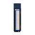 GE IC694MDL740 32-point 24VDC sinking output module for RX3i, negative logic, group-isolated with status LEDs.