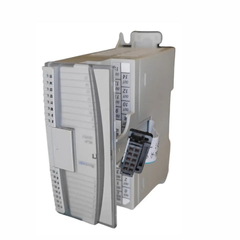 1762-OW16 Allen Bradley compact digital output module with 16 relay-type channels, designed for use with the MicroLogix 1200 PLC system in industrial automation. - DDPARTS SOLUTION