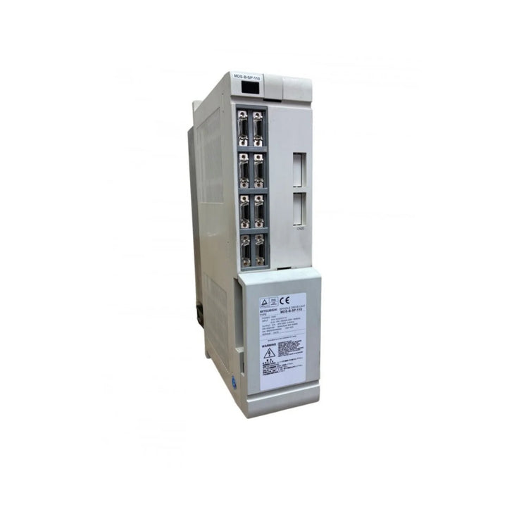 Mitsubishi MDS-B-SP-110 servo drive compact and reliable for industrial use ideal for machinery control.
