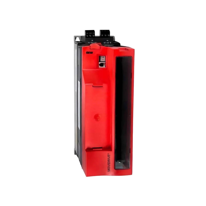 SEW-Eurodrive MDX61B0075-5A3-4-00 inverter drive, 7.5 kW, 3× 380–500 V AC, 16 A output, Size 2, with integrated brake chopper.