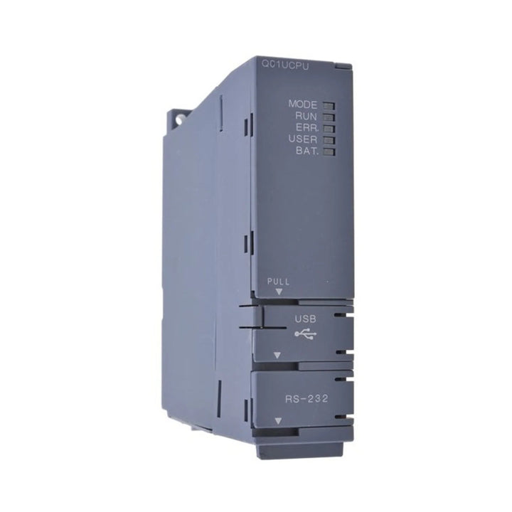 Mitsubishi Q01UCPU CPU module, 20k steps, compact MELSEC-Q PLC processor