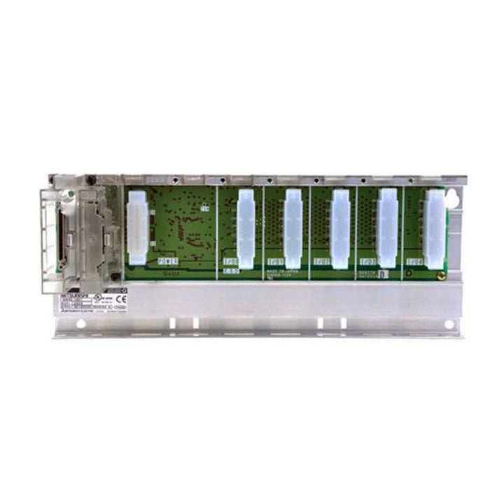 Mitsubishi Q65B base unit, 6-slot rack for MELSEC-Q PLC modules, DIN/panel mount