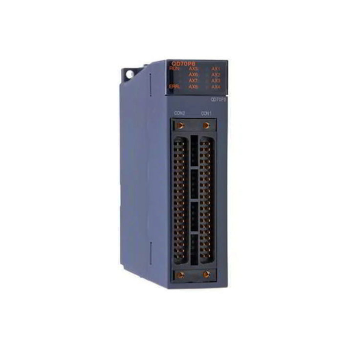Mitsubishi QD70P8 8‑axis pulse output positioning module for MELSEC‑Q multi‑axis motion control systems.