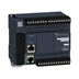 Schneider Electric TM221CE24T Modicon M221 PLC with 14 inputs, 10 PNP transistor outputs, and Ethernet connectivity for versatile industrial automation.