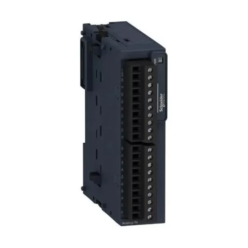Schneider Electric TM3TI8T 8-channel thermocouple module for Modicon M221, M241, M251 PLCs, ensuring precise temperature measurement.