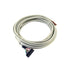 Schneider Electric TWDFCW30K 3m preformed cable with 20-pin HE10 male connector for Twido I/O extension modules.