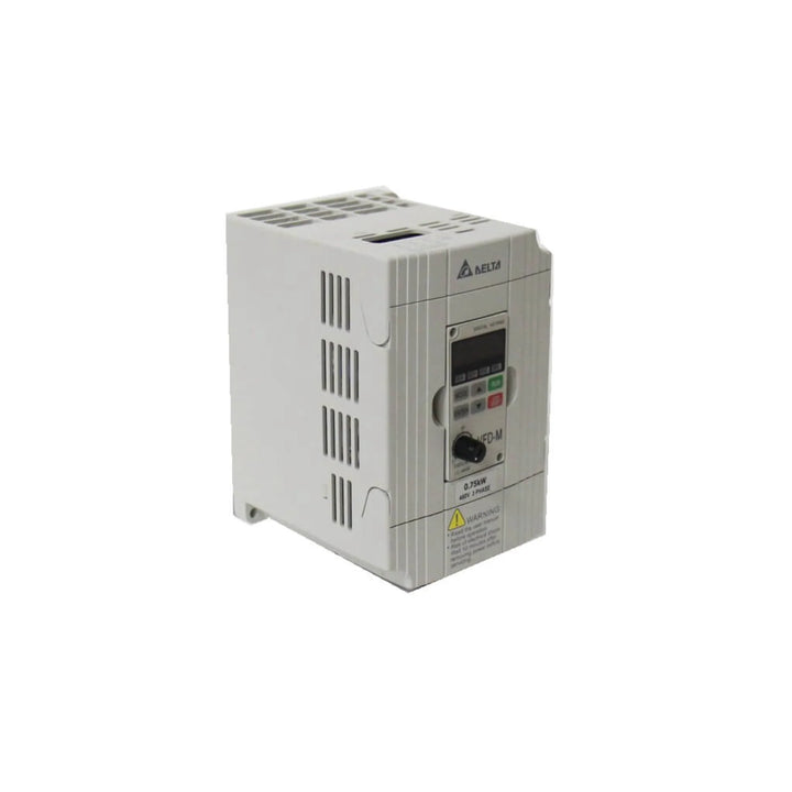 Delta VFD055M43B Variable Frequency Drive, compact and efficient for industrial use.
