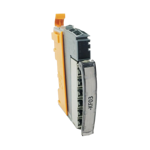 B&R X20BR9300 terminal block for X20 modules, 24 VDC, 3-wire connection, DIN rail mount, tool-free wiring for automation systems.