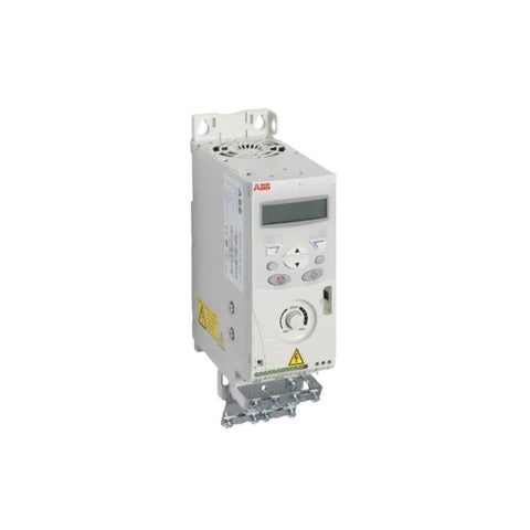 ABB ACS150-03E-08A8-4 5 HP VFD, IP20, 480 V, compact drive with built-in keypad and EMC filter for OEM and industrial motor control.